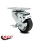 Service Caster 3 Inch Thermoplastic Rubber Wheel Swivel Top Plate Caster with Brake SCC SCC-20S314-TPRB-TLB-TP2 - alternate 1